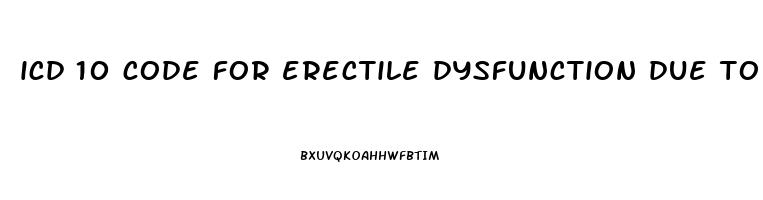 icd 10 code for erectile dysfunction due to prostate cancer
