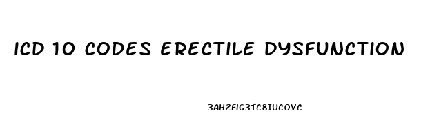 icd 10 codes erectile dysfunction