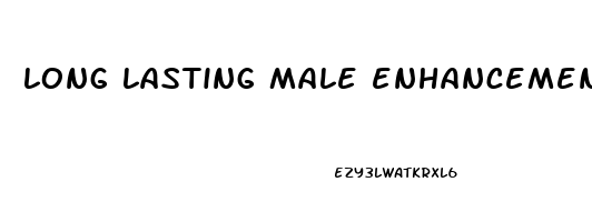 long lasting male enhancement pills