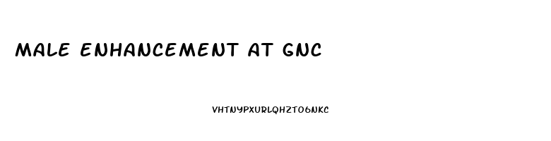 male enhancement at gnc