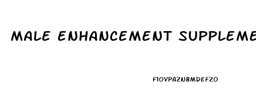 male enhancement supplement ph