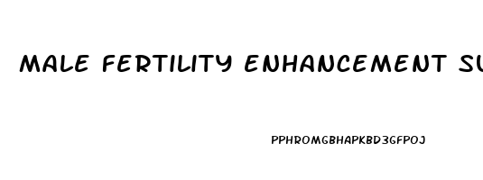 male fertility enhancement supplement