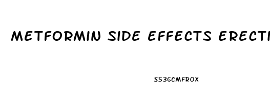 metformin side effects erectile dysfunction