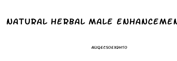 natural herbal male enhancement pills