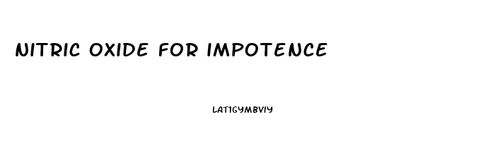 nitric oxide for impotence