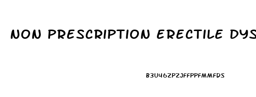 non prescription erectile dysfunction