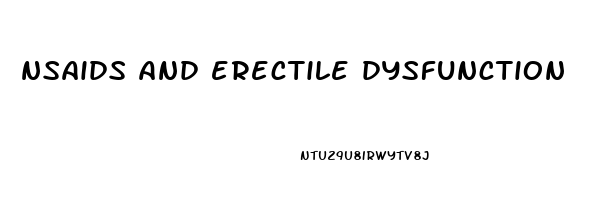 nsaids and erectile dysfunction