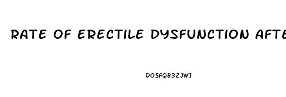 rate of erectile dysfunction after turp