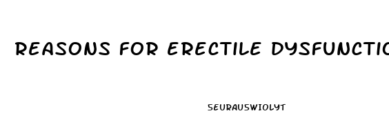 reasons for erectile dysfunction at 45