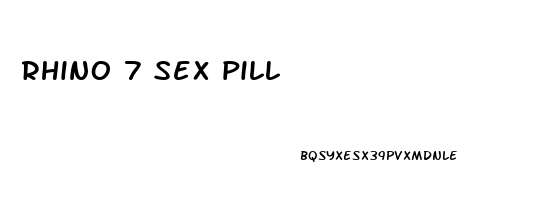 rhino 7 sex pill