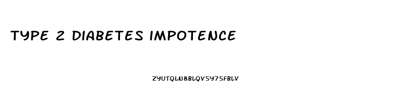 type 2 diabetes impotence