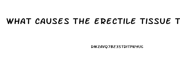 what causes the erectile tissue to become stiff