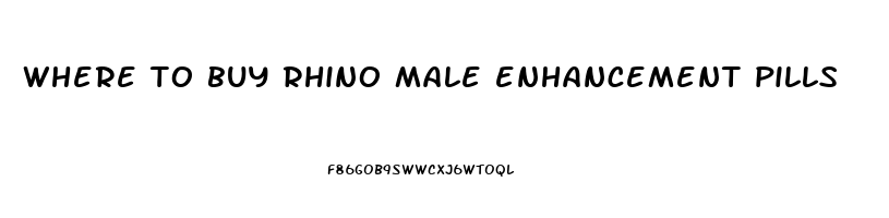 where to buy rhino male enhancement pills