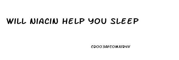 will niacin help you sleep