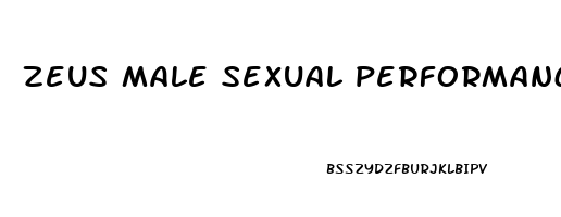 zeus male sexual performance enhancement