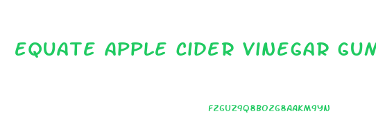 equate apple cider vinegar gummies